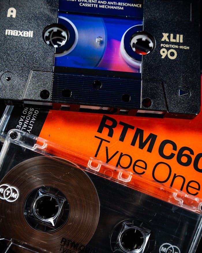 vintage-audio-tapes-and-cassette-equipment-30727762